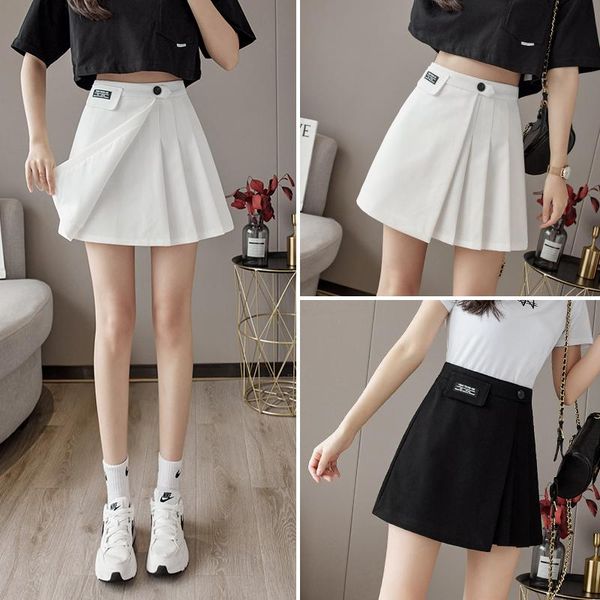 skirts white pleated skirt women's 2021 summer high waist a-line short, Black
skirts white pleated skirt women's 2021 summer high waist a-line short, Black