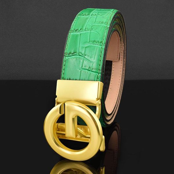 belts letter automatic buckle man belt genuine leather fashion green studen casual cowskin ceinture, Black;brown
belts letter automatic buckle man belt genuine leather fashion green studen casual cowskin ceinture, Black;brown