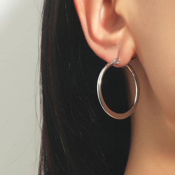 hoop & huggie 30mm exaggerate big smooth circle earrings brincos simple party round loop for women jewelry, Golden;silver
hoop & huggie 30mm exaggerate big smooth circle earrings brincos simple party round loop for women jewelry, Golden;silver