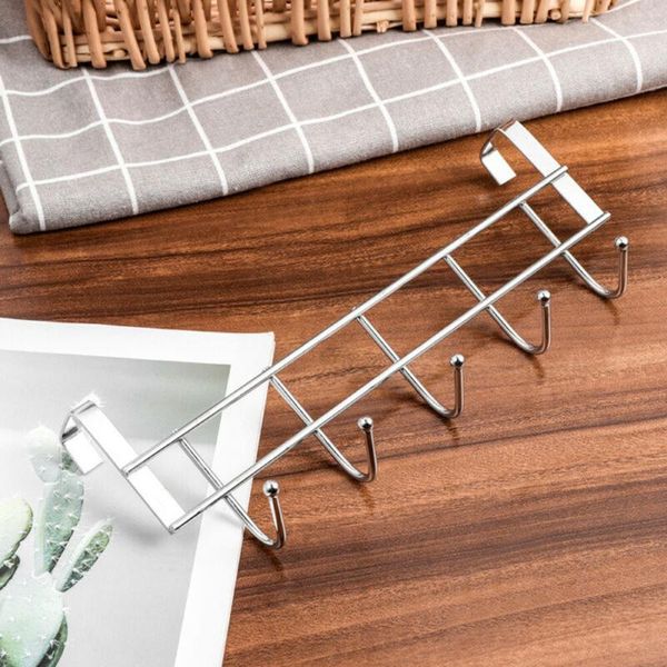 hooks & rails 1pc 5 over the door wash room hanger clothes towel storage holder multi-purpose home organization
hooks & rails 1pc 5 over the door wash room hanger clothes towel storage holder multi-purpose home organization