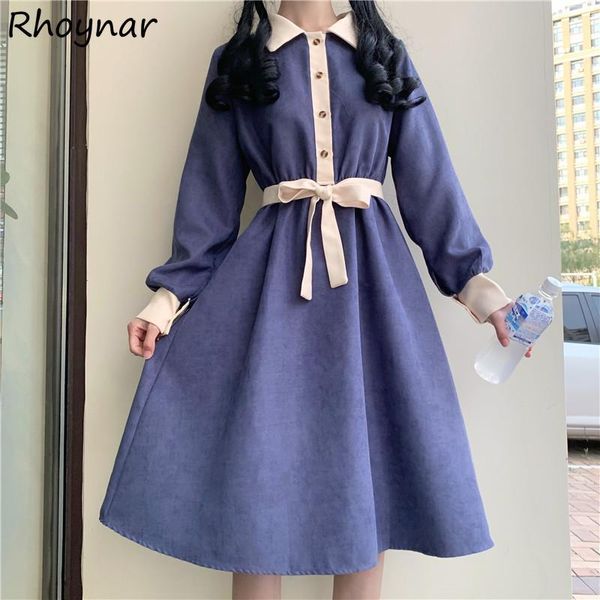 casual dresses women korean style patchwork college mid-calf autumn a-line all-match fashion bandage sweet classy cute japanese clothes, Black;gray
casual dresses women korean style patchwork college mid-calf autumn a-line all-match fashion bandage sweet classy cute japanese clothes, Black;gray