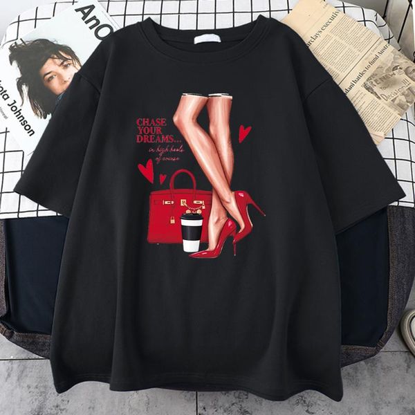 men's t-shirts chase your dreams printing t shirts men trendy casual clothes retro brand streetwear streetwar shirt, White;black
men's t-shirts chase your dreams printing t shirts men trendy casual clothes retro brand streetwear streetwar shirt, White;black