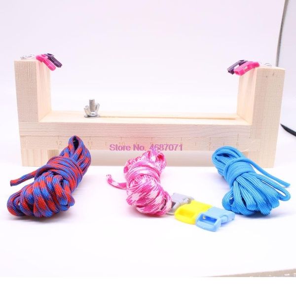 by dhl 20set diy jig solid wood paracord bracelet maker knitting tool parachute cord weaving tools wristband braiding device
by dhl 20set diy jig solid wood paracord bracelet maker knitting tool parachute cord weaving tools wristband braiding device
