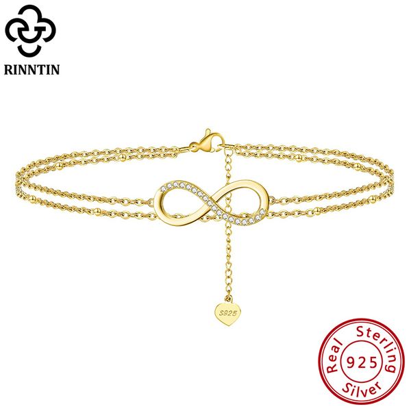 rinntin 925 sterling silver unique layered infinity&satellite anklets for women 14k gold foot bracelet ankle straps jewelry sa16, Red;blue
rinntin 925 sterling silver unique layered infinity&satellite anklets for women 14k gold foot bracelet ankle straps jewelry sa16, Red;blue