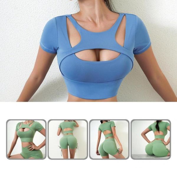 gym clothing high elasticity exercise costume high-throw running shorts t-shirt kit for female, White;black
gym clothing high elasticity exercise costume high-throw running shorts t-shirt kit for female, White;black