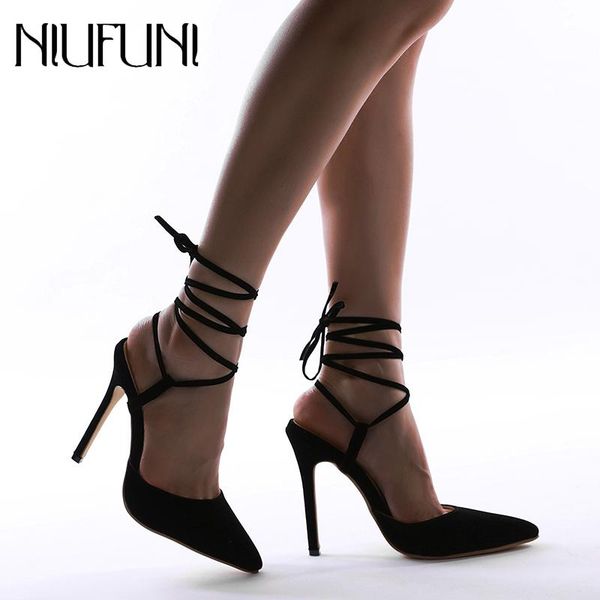 sandals niufuni summer women's narrow strap retro stiletto super high heels cross shoes pointed toe, Black
sandals niufuni summer women's narrow strap retro stiletto super high heels cross shoes pointed toe, Black
