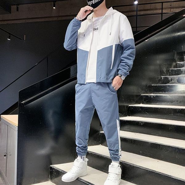 men's tracksuits 2021patchwork hip hop casual sets 2 piece clothes men streetwear fitness male tracksuit, Gray
men's tracksuits 2021patchwork hip hop casual sets 2 piece clothes men streetwear fitness male tracksuit, Gray