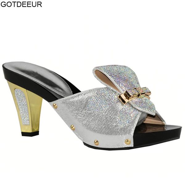dress shoes women slippers african wedding elegant italian woman with stone high heels summer pumps party, Black
dress shoes women slippers african wedding elegant italian woman with stone high heels summer pumps party, Black