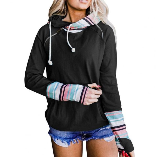 women's hoodies & sweatshirts ele-choices women autumn&winter hoodie long sleeve zipper vintage loose elastic fall for daily work sport, Black
women's hoodies & sweatshirts ele-choices women autumn&winter hoodie long sleeve zipper vintage loose elastic fall for daily work sport, Black