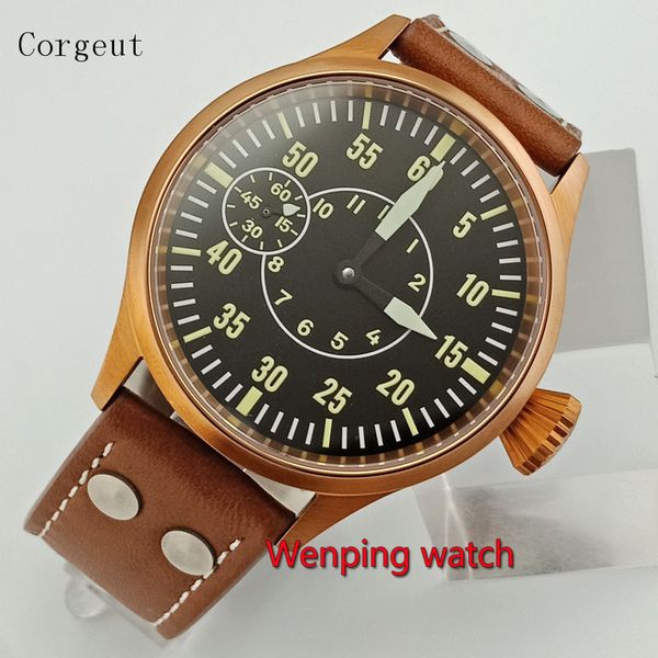 4m corgeut sapphire glass bronze plated case china 6497 hand winding men watch w2634, Slivery;brown
4m corgeut sapphire glass bronze plated case china 6497 hand winding men watch w2634, Slivery;brown
