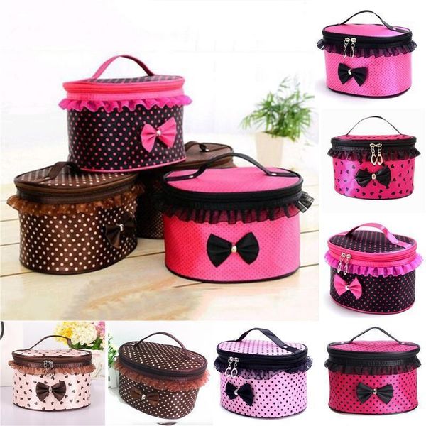 cosmetic bags & cases women multi function travel bag polka dot makeup bowknot handbag case pouch1
cosmetic bags & cases women multi function travel bag polka dot makeup bowknot handbag case pouch1