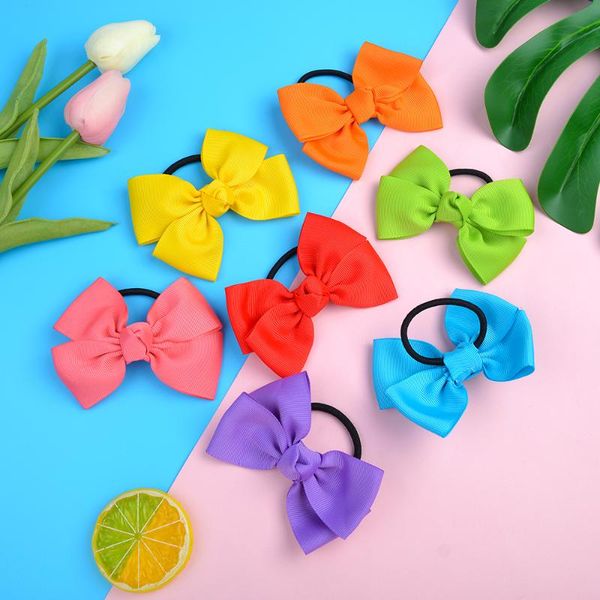 1 piece solid grosgrain ribbon elastic hair bands ponytail holder rubber band hair ropes boutique headwear kids accessories, Slivery;white
1 piece solid grosgrain ribbon elastic hair bands ponytail holder rubber band hair ropes boutique headwear kids accessories, Slivery;white