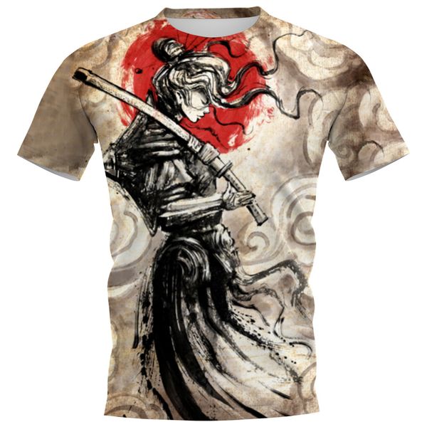 cloocl samurai 3d printed t-shirts mens casual clothes slim short sleeve hip-hop style t shirts teens outfits, White;black
cloocl samurai 3d printed t-shirts mens casual clothes slim short sleeve hip-hop style t shirts teens outfits, White;black