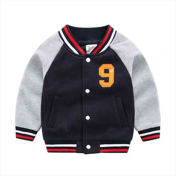 cotton letter boys coat autumn full sleeve 2 6year zipper kids baseball jacket print o neck clothing winter, Blue;gray 
cotton letter boys coat autumn full sleeve 2 6year zipper kids baseball jacket print o neck clothing winter, Blue;gray