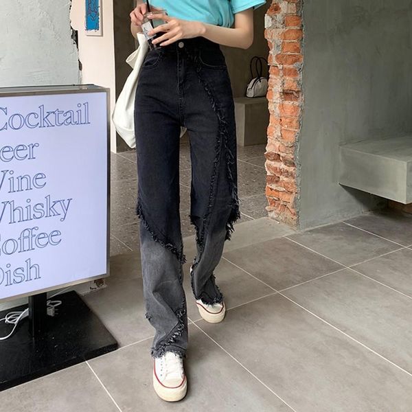 women's jeans arrival autumn korean style women cotton denim patchwork ankle-length pants casual loose button waist straight v57, Blue
women's jeans arrival autumn korean style women cotton denim patchwork ankle-length pants casual loose button waist straight v57, Blue