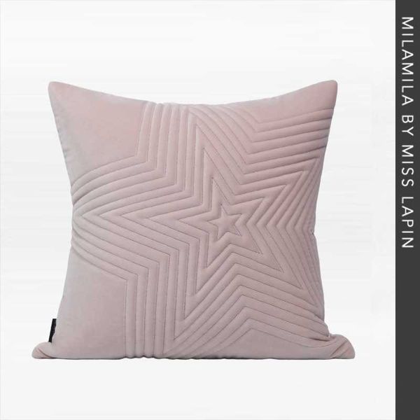pillow case miss lapin star quilted decor cushion soft velvet designer pink throw cover
pillow case miss lapin star quilted decor cushion soft velvet designer pink throw cover