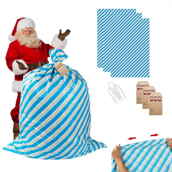 christmas decorations 91x142cm large drawstring merry santa claus gift bags goods cookies candy packaging bag 3pcs party supplies
christmas decorations 91x142cm large drawstring merry santa claus gift bags goods cookies candy packaging bag 3pcs party supplies