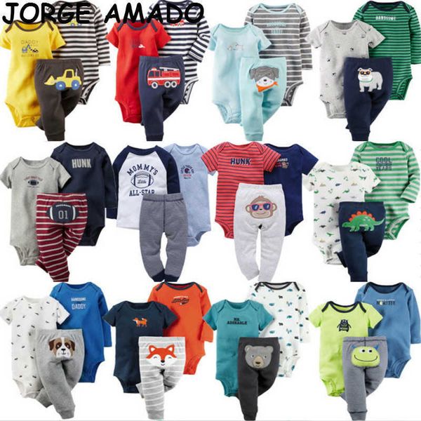 baby boy sets cotton long short sleeve romper+pants 3pcs suit boys clothes e26573 210610, White
baby boy sets cotton long short sleeve romper+pants 3pcs suit boys clothes e26573 210610, White