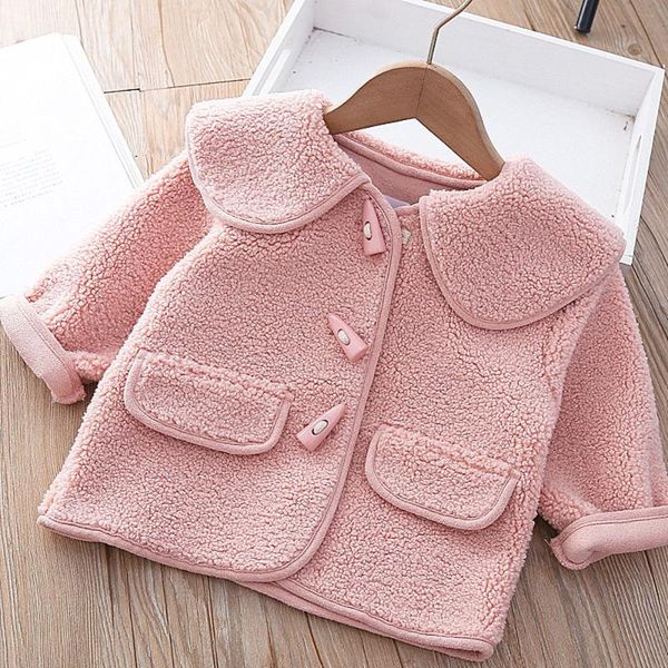 jackets spring winter girl coat horn button warm clothing kids teenage fashion children neck lamb wool high quality, Blue;gray
jackets spring winter girl coat horn button warm clothing kids teenage fashion children neck lamb wool high quality, Blue;gray