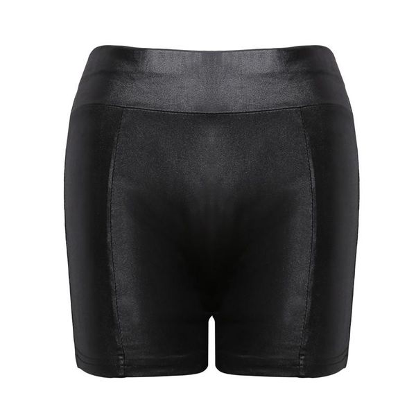 women's shorts leather women high waist bodycon push up black short joggers sports fitness womens slim spodenki damskie, White;black
women's shorts leather women high waist bodycon push up black short joggers sports fitness womens slim spodenki damskie, White;black