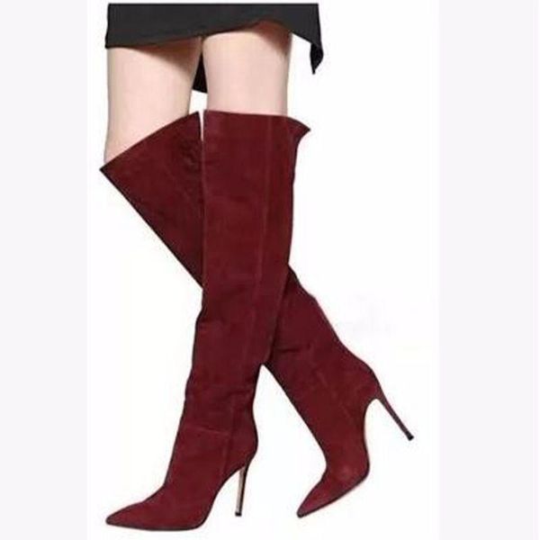 boots elegant style suede over the knee women high thin heel ladies soild autume winter party dress long, Black
boots elegant style suede over the knee women high thin heel ladies soild autume winter party dress long, Black