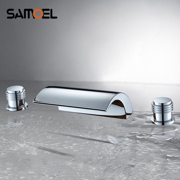 bathroom sink faucets arrival 3 piece set solid brass waterfall bathtub faucet hole basin mixer 1198c
bathroom sink faucets arrival 3 piece set solid brass waterfall bathtub faucet hole basin mixer 1198c