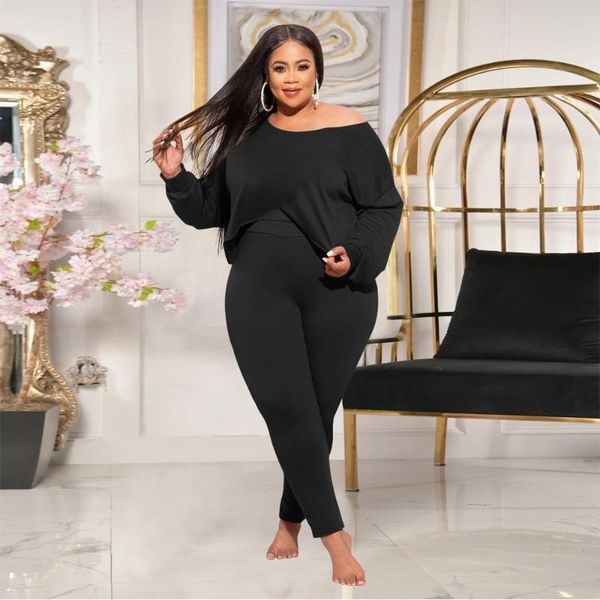 plus size tracksuits solid color two piece sets casual suit fall oblique collar long sleeve irregular 2 women outfits l-4xl, Black
plus size tracksuits solid color two piece sets casual suit fall oblique collar long sleeve irregular 2 women outfits l-4xl, Black