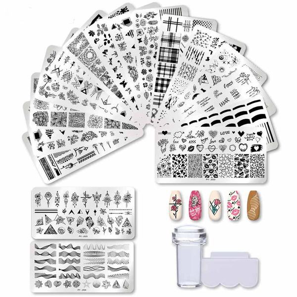 nail art kits 12*6cm templates stamping plate design flower animal glass temperature lace stamp plates image diy template
nail art kits 12*6cm templates stamping plate design flower animal glass temperature lace stamp plates image diy template