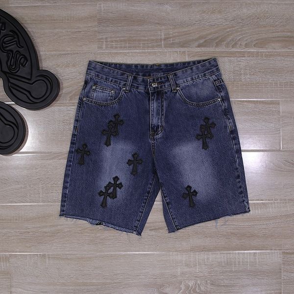 crosin 21ss ch cross multi leather embroidery casual pants denim shorts loose capris men's trend, White;black
crosin 21ss ch cross multi leather embroidery casual pants denim shorts loose capris men's trend, White;black