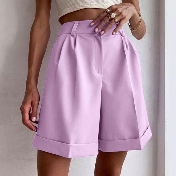 women's shorts high waist fashion women korean style sweet casual half length sashes belted loose pockets 2021 summer 5, White;black
women's shorts high waist fashion women korean style sweet casual half length sashes belted loose pockets 2021 summer 5, White;black
