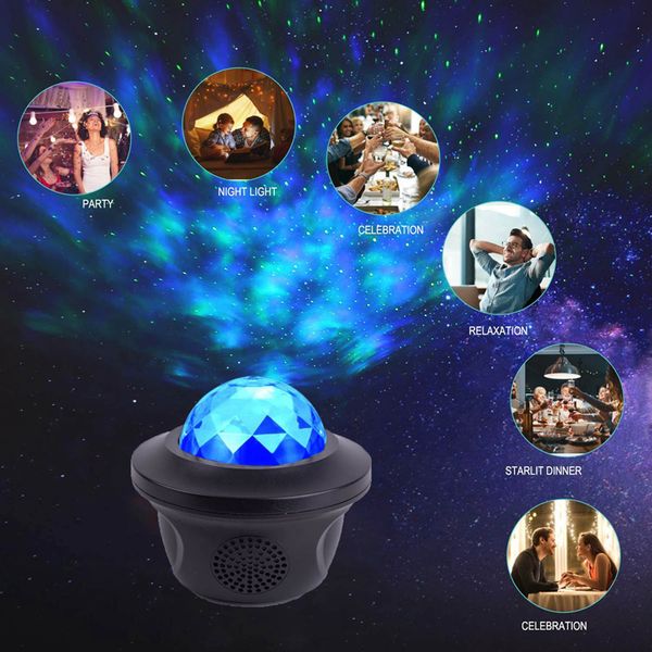 2021 new color laser led sky starlit ocean projector night light remote control water projection with bluetooth music wxq4
2021 new color laser led sky starlit ocean projector night light remote control water projection with bluetooth music wxq4