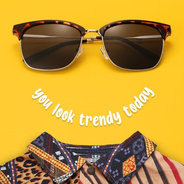 sunglasses ins leopard half frame women vintage trendy polarized lens uv driving men eyewear creativity birthday gifts wholesale, White;black
sunglasses ins leopard half frame women vintage trendy polarized lens uv driving men eyewear creativity birthday gifts wholesale, White;black