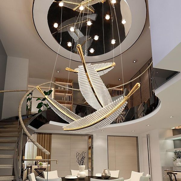 chandeliers villa duplex building loft chandelier rotating staircase decorative lighting el lobby creative art led engineering lights
chandeliers villa duplex building loft chandelier rotating staircase decorative lighting el lobby creative art led engineering lights
