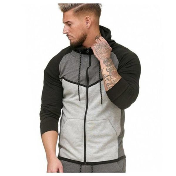 men's jackets hooded sweatshirt jacket autumn winter casual slim comfortable stitching color matching zipper pockets tracksuit outerwea, Black;brown
men's jackets hooded sweatshirt jacket autumn winter casual slim comfortable stitching color matching zipper pockets tracksuit outerwea, Black;brown