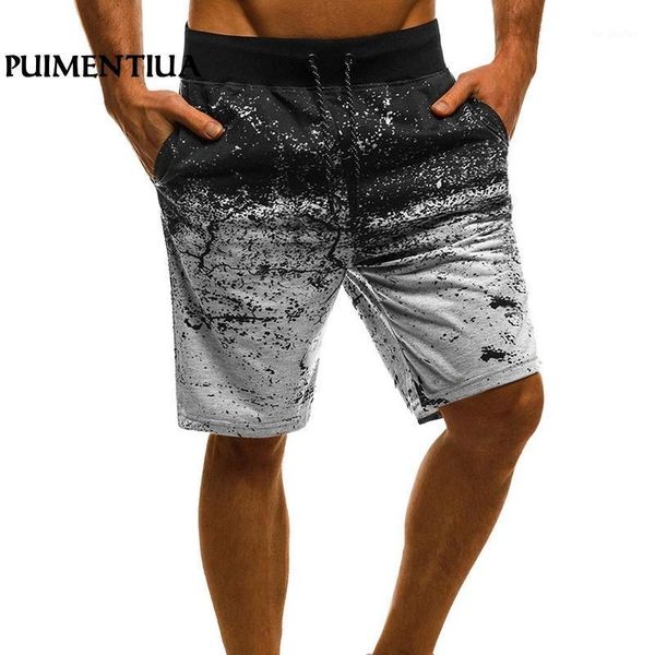 men's shorts puimentiua 2021 men's printing casual training with pockets running jogging homme gradient workout fitness bottom1, White;black
men's shorts puimentiua 2021 men's printing casual training with pockets running jogging homme gradient workout fitness bottom1, White;black