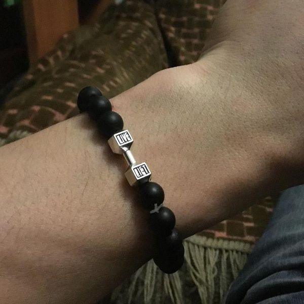 beaded, strands natural black volcanic lava stone dumbbell bracelet matte beads bracelets for women men pulseras fitness barbell jewelry
beaded, strands natural black volcanic lava stone dumbbell bracelet matte beads bracelets for women men pulseras fitness barbell jewelry