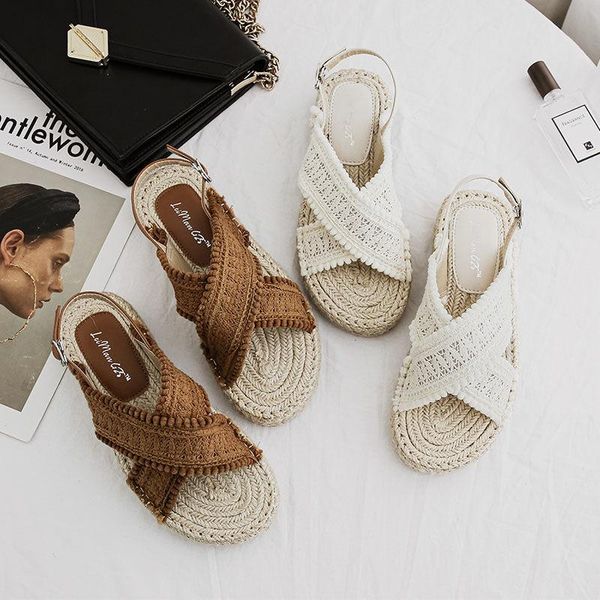 women summer retro fashion weaving ankle strap sandals open toe bohemian style flat roman shoes, Black
women summer retro fashion weaving ankle strap sandals open toe bohemian style flat roman shoes, Black