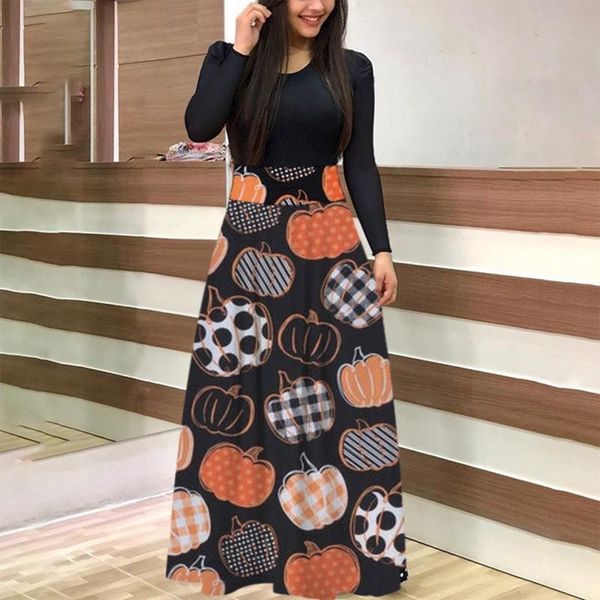 casual dresses women dress long sleeve halloween pumpkin print maxi robe femme ladies costume y2k kawaii, Black;gray
casual dresses women dress long sleeve halloween pumpkin print maxi robe femme ladies costume y2k kawaii, Black;gray