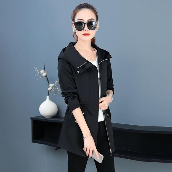 women's trench coats european and american trend 2021 spring quality cross border foreign trade korean large medium length double layer, Tan;black
women's trench coats european and american trend 2021 spring quality cross border foreign trade korean large medium length double layer, Tan;black
