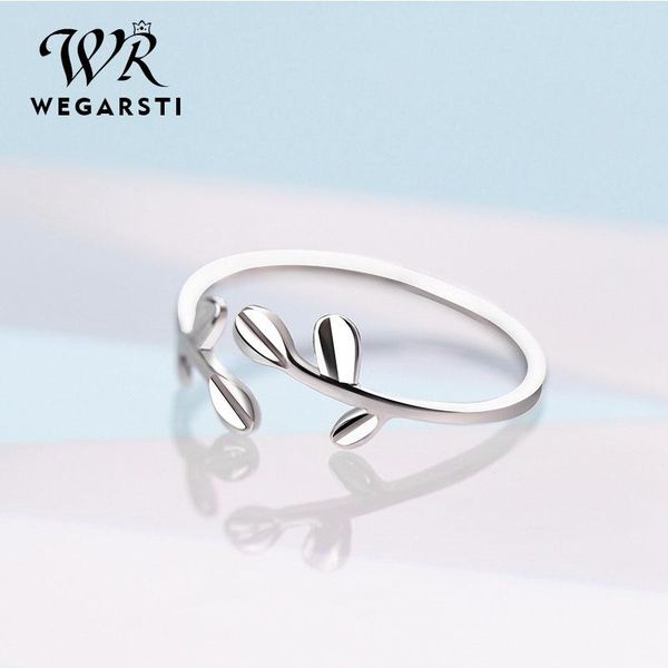 cluster rings wegarsti olive leaf simple 925 sterling silver for women open stackable ring band jewelry fine, Golden;silver
cluster rings wegarsti olive leaf simple 925 sterling silver for women open stackable ring band jewelry fine, Golden;silver