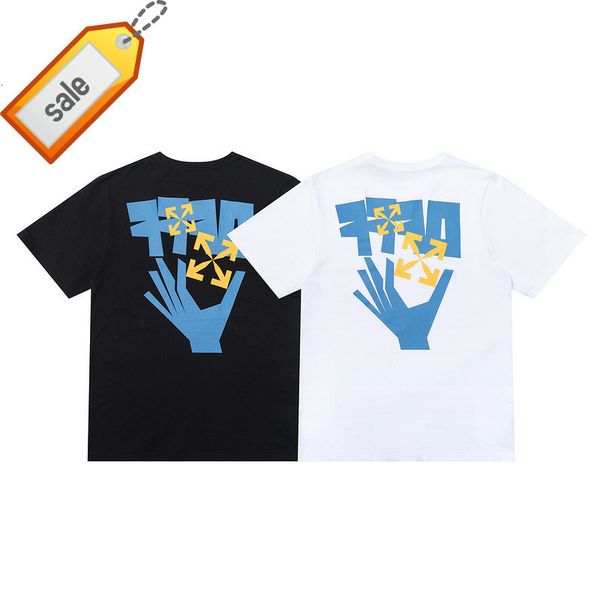 off-white2021 summer chao spring brand new style palm printed short sleeve t-shirt for couples, White;black
off-white2021 summer chao spring brand new style palm printed short sleeve t-shirt for couples, White;black