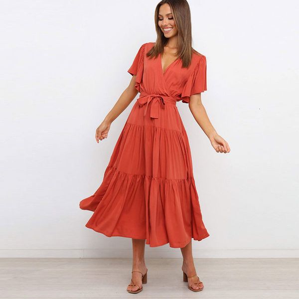 casual dresses women long summer fashion deep v-neck short sleeve lacing elastic waist candy color ruffles iwrr, Black;gray
casual dresses women long summer fashion deep v-neck short sleeve lacing elastic waist candy color ruffles iwrr, Black;gray