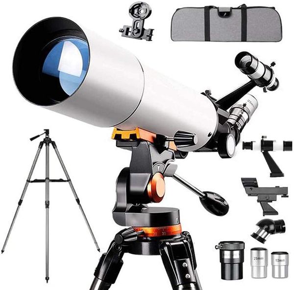 telescope & binoculars 2021 80mm aperture 500mm az mount astronomical refracting travel for astronomy with carry bag
telescope & binoculars 2021 80mm aperture 500mm az mount astronomical refracting travel for astronomy with carry bag
