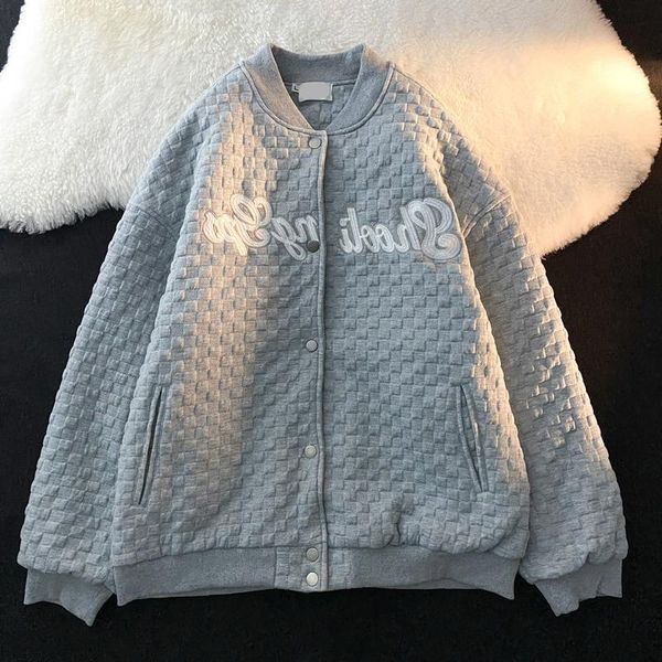 women's jackets korean chic streetwear embroidery women vintage harajuku ulzzang oversize jacket japanese preppy style female coats, Black;brown
women's jackets korean chic streetwear embroidery women vintage harajuku ulzzang oversize jacket japanese preppy style female coats, Black;brown