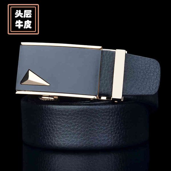 head leather business personality men's automatic buckle korean simple fashion leisure belt, Black;brown
head leather business personality men's automatic buckle korean simple fashion leisure belt, Black;brown