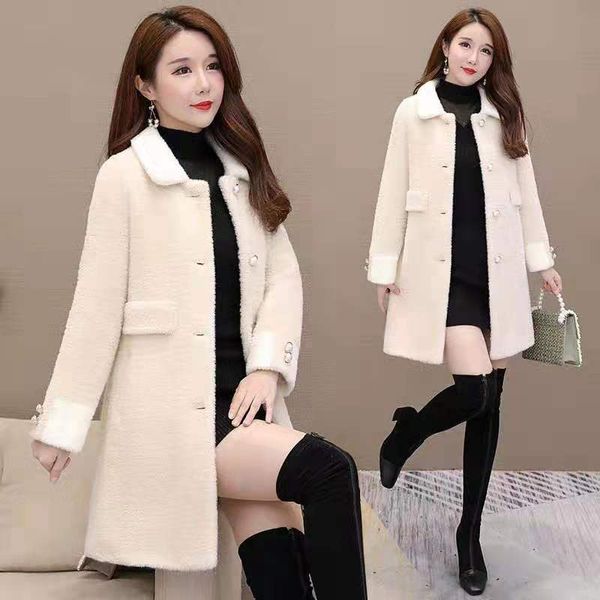 women 2021 autumn gross manner of warm women's unique breasted wool coats from elegant ladies oversized outsiders y152 69gq, Black
women 2021 autumn gross manner of warm women's unique breasted wool coats from elegant ladies oversized outsiders y152 69gq, Black
