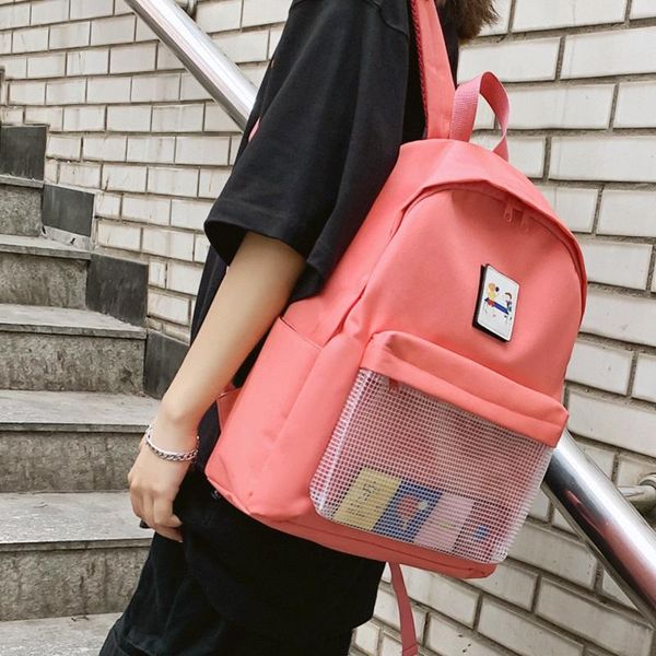 backpack summer style nylon + pvc fabric badge fashion outing travel teenager student schoolbag women's
backpack summer style nylon + pvc fabric badge fashion outing travel teenager student schoolbag women's