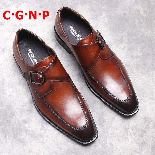 dress shoes c·g·n·p luxury fashion 100% real cow leather formal men square toe slip on breathable wedding, Black
dress shoes c·g·n·p luxury fashion 100% real cow leather formal men square toe slip on breathable wedding, Black