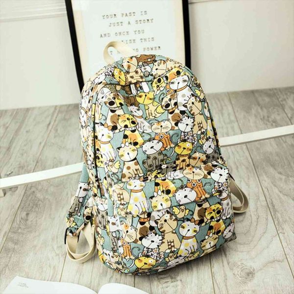 canvas fabric women backpacks cute cat animal printing girls college daily lapbook bags travel bagpacks mochila
canvas fabric women backpacks cute cat animal printing girls college daily lapbook bags travel bagpacks mochila