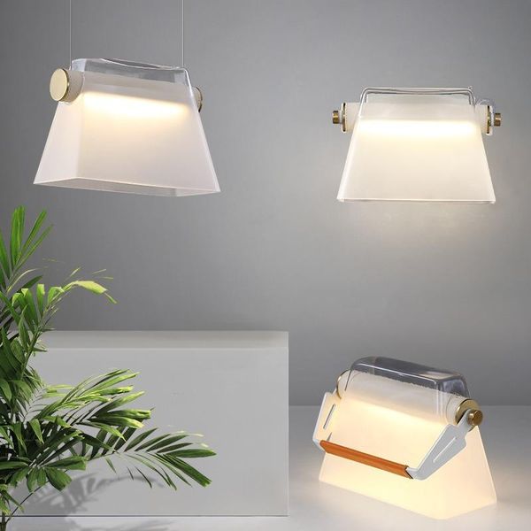 pendant lamps nodic handbag led light designer bar living room restaurant creative glass hanging home decor bedroom bedside lamp
pendant lamps nodic handbag led light designer bar living room restaurant creative glass hanging home decor bedroom bedside lamp